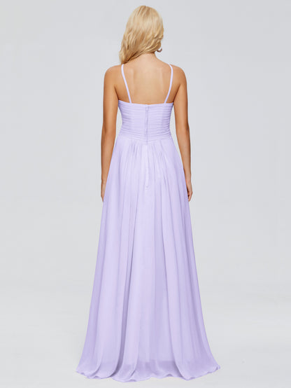 Isla Spaghetti Straps Chiffon Bridesmaid Dresses