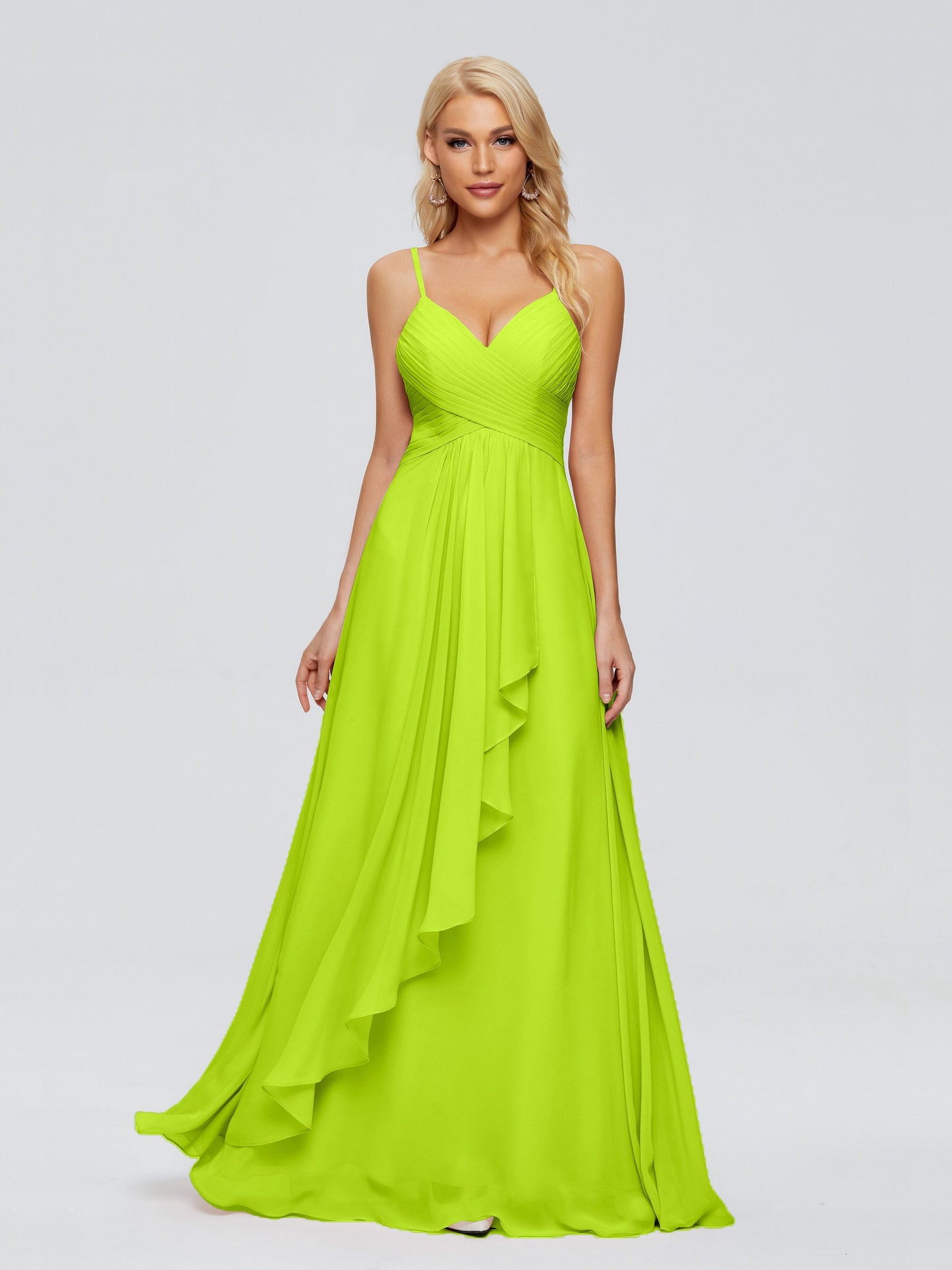 Isla Spaghetti Straps Chiffon Bridesmaid Dresses