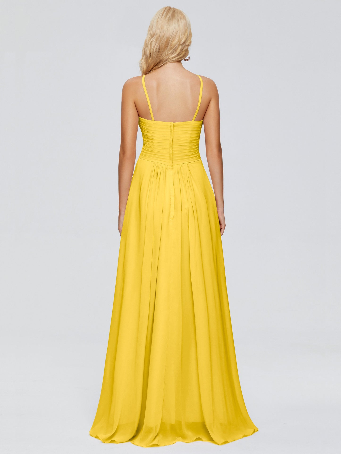 Isla Spaghetti Straps Chiffon Bridesmaid Dresses
