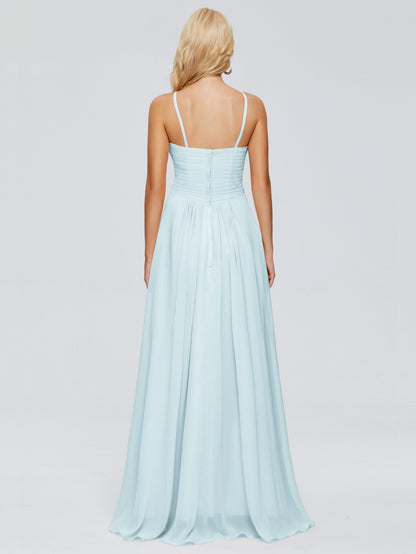 Isla Spaghetti Straps Chiffon Bridesmaid Dresses