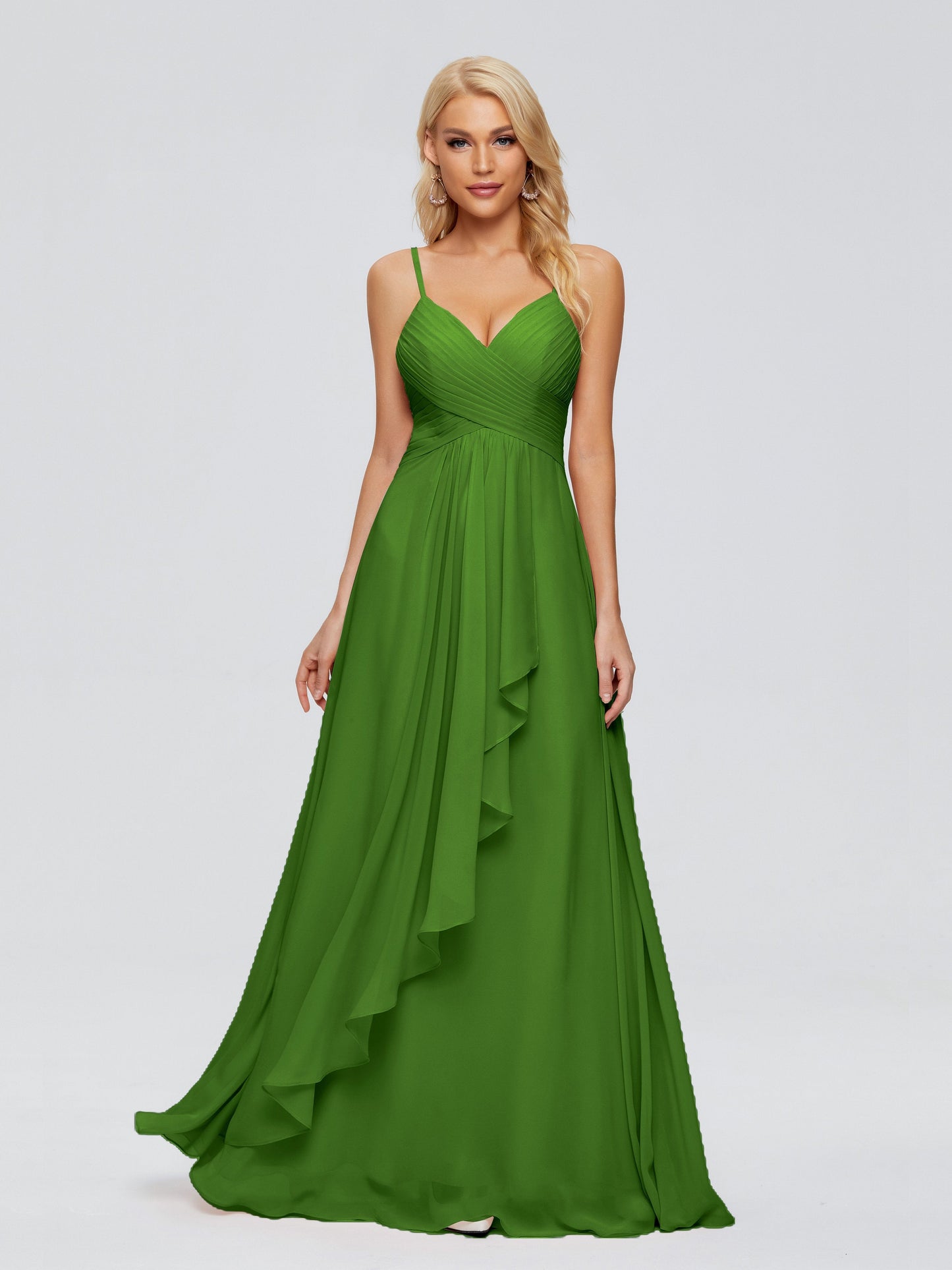 Isla Spaghetti Straps Chiffon Bridesmaid Dresses