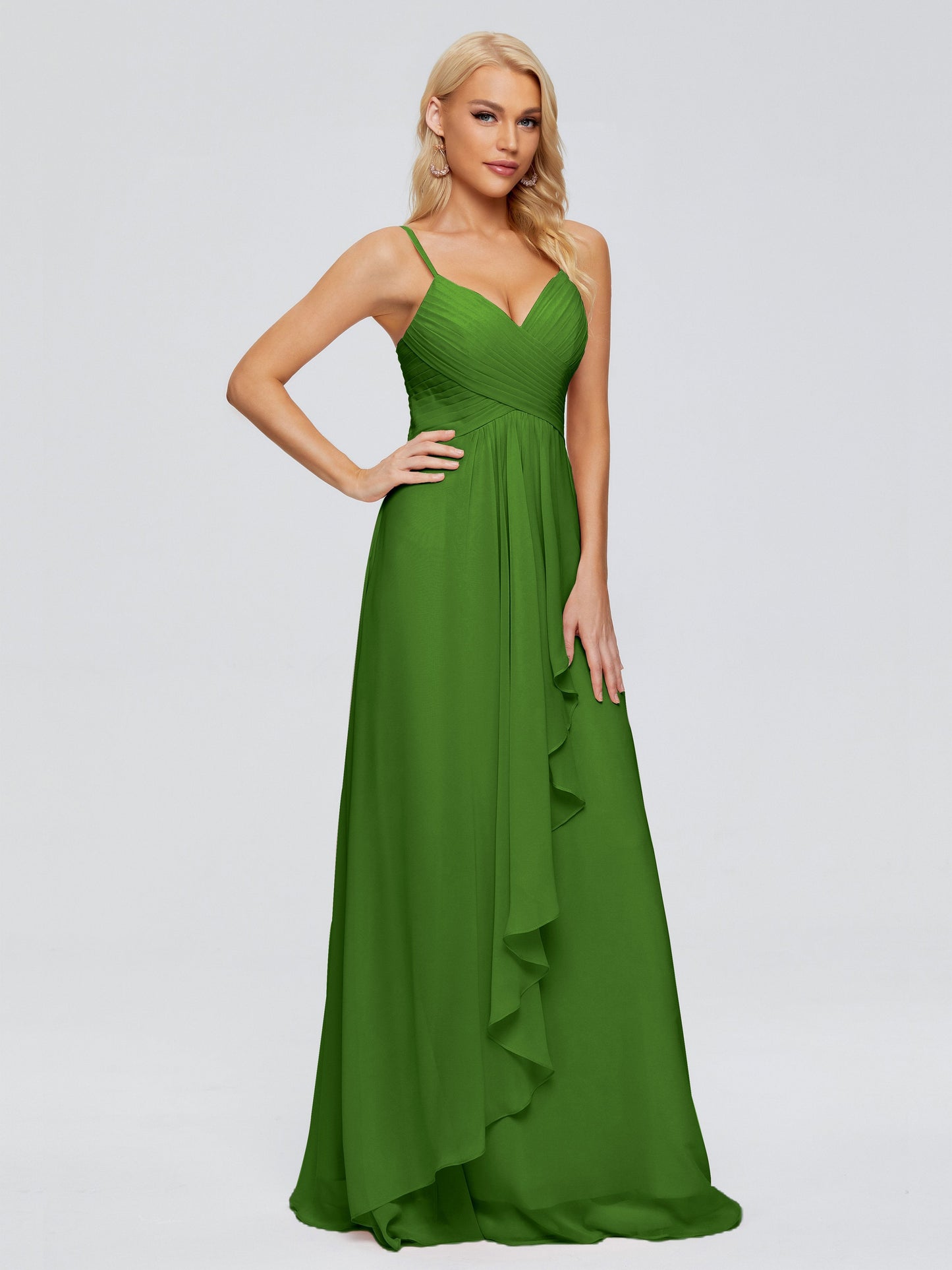 Isla Spaghetti Straps Chiffon Bridesmaid Dresses