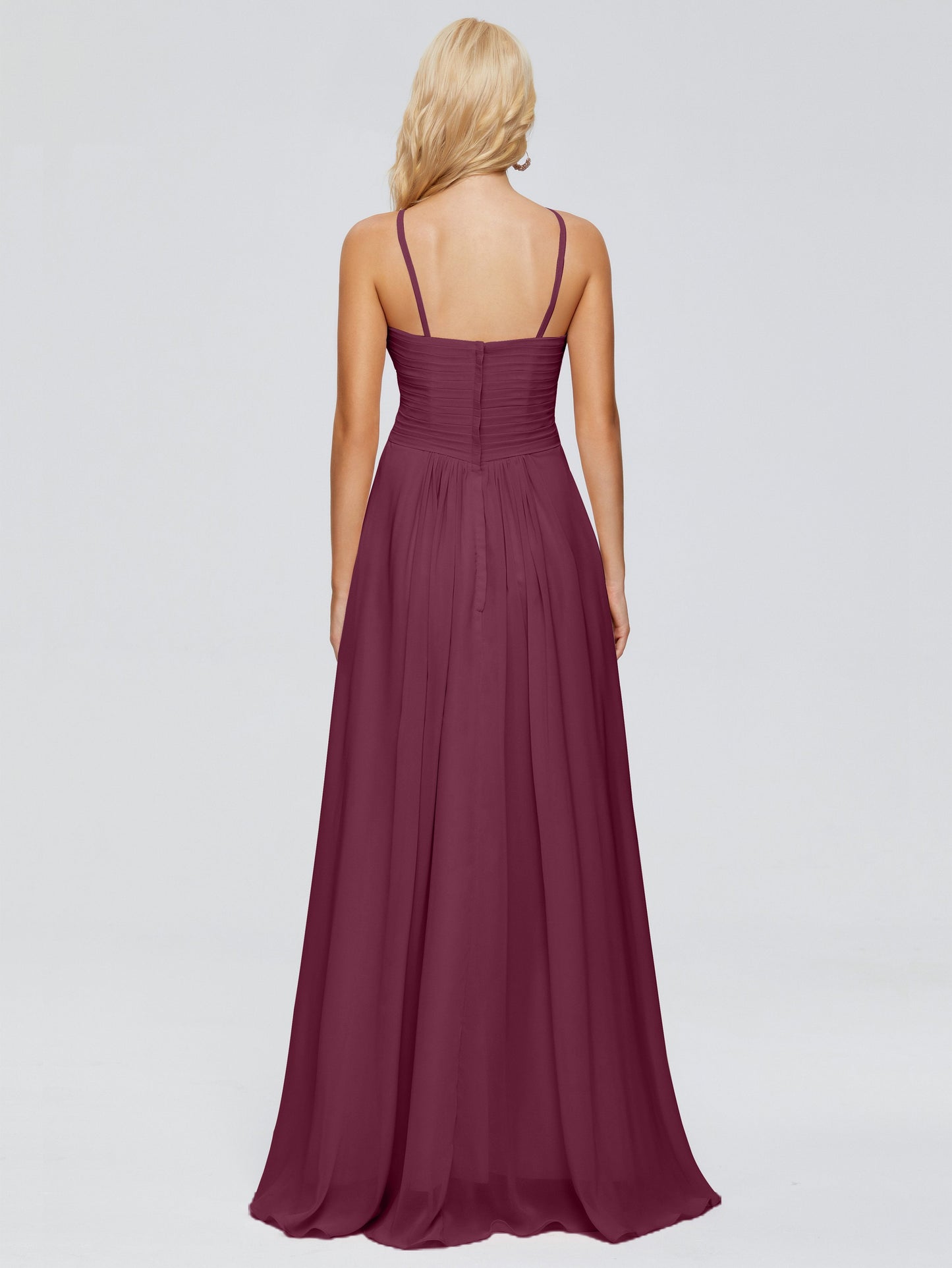 Isla Spaghetti Straps Chiffon Bridesmaid Dresses
