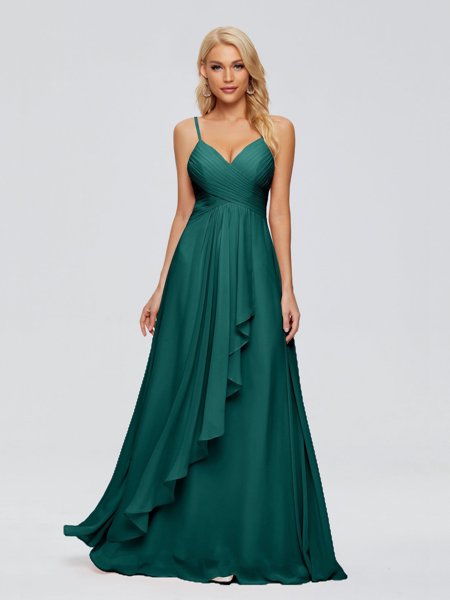 Isla Spaghetti Straps Chiffon Bridesmaid Dresses