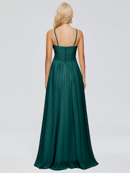 Isla Spaghetti Straps Chiffon Bridesmaid Dresses