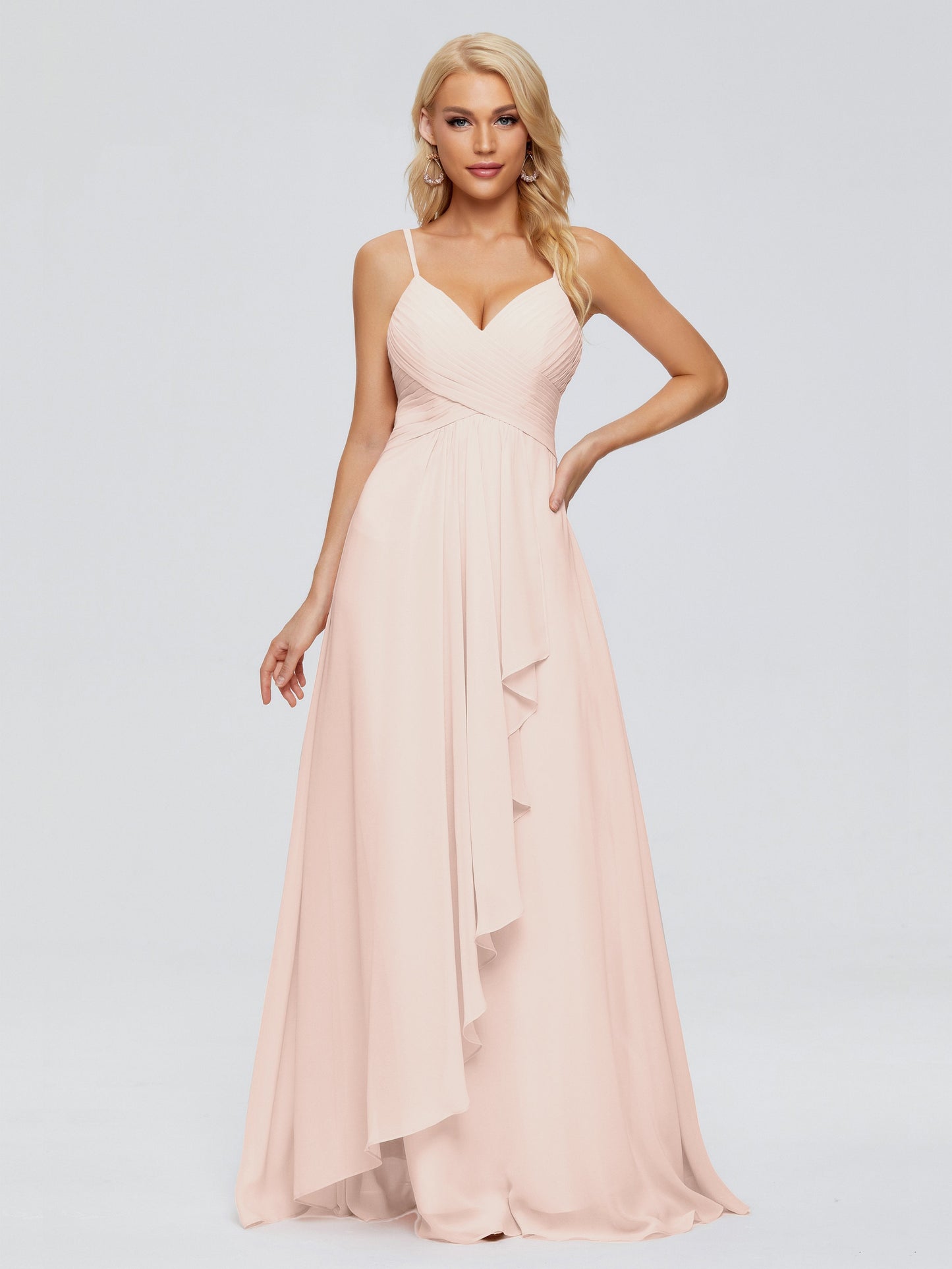 Isla Spaghetti Straps Chiffon Bridesmaid Dresses