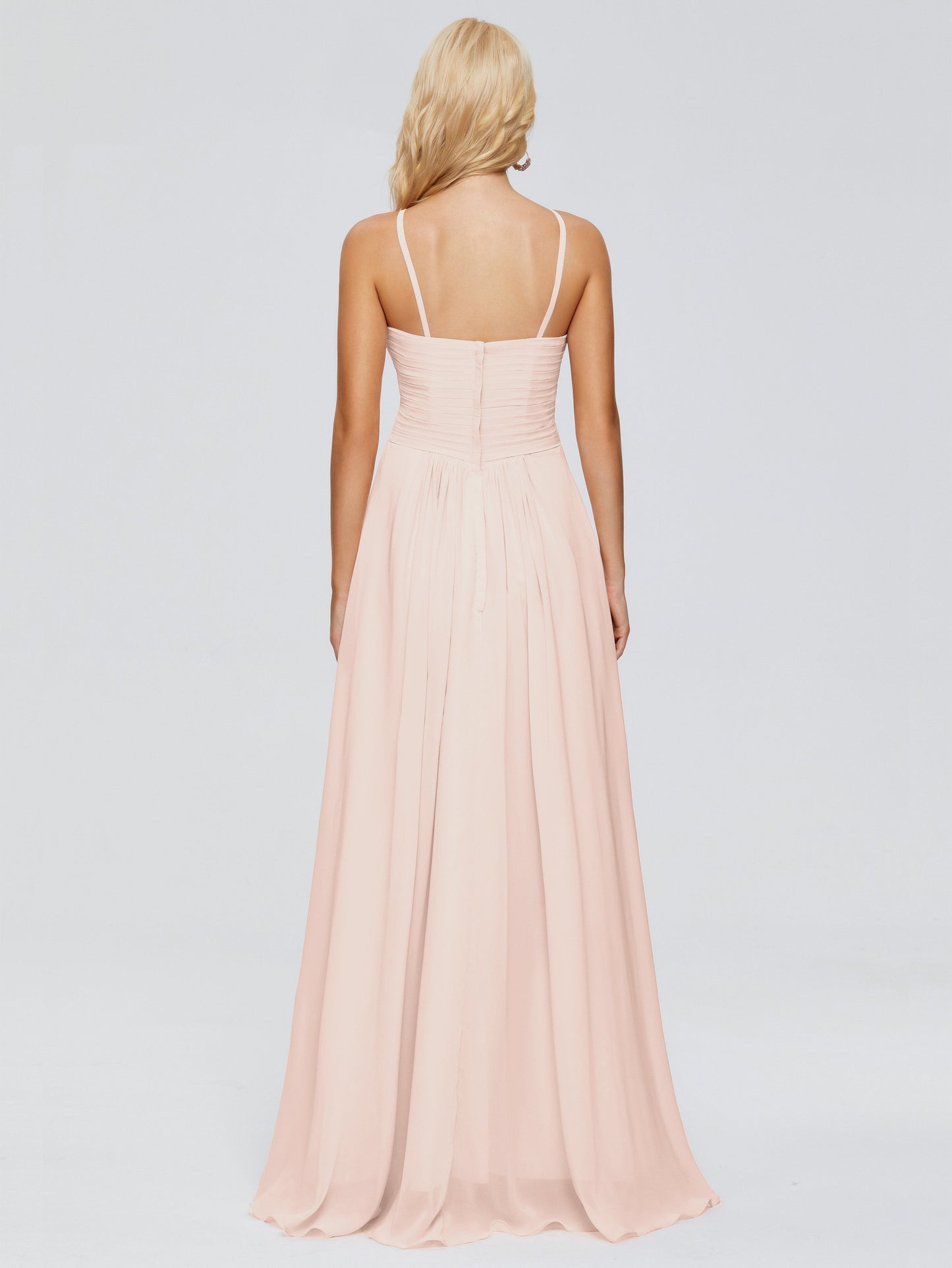 Isla Spaghetti Straps Chiffon Bridesmaid Dresses