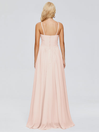 Isla Spaghetti Straps Chiffon Bridesmaid Dresses