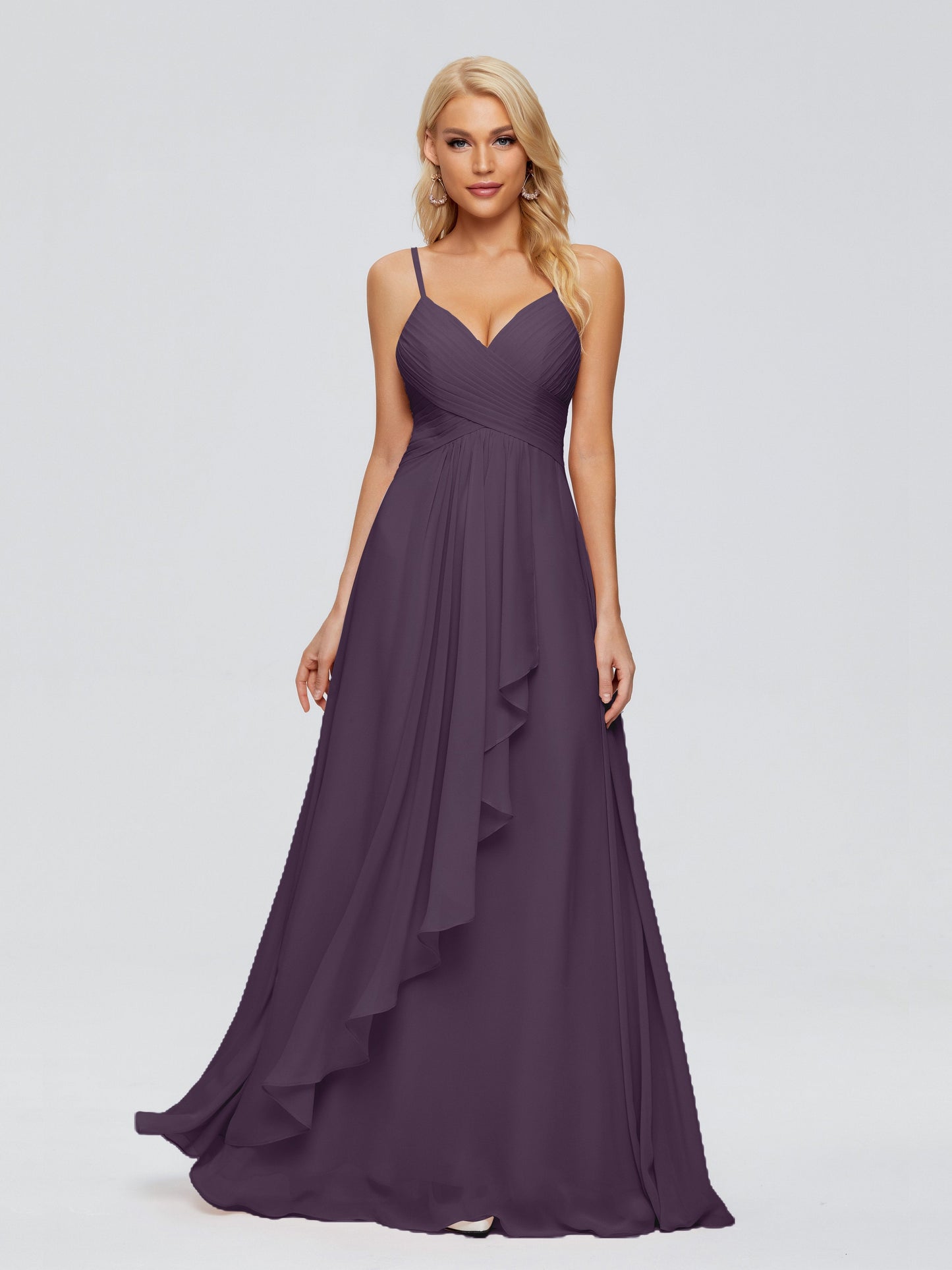 Isla Spaghetti Straps Chiffon Bridesmaid Dresses