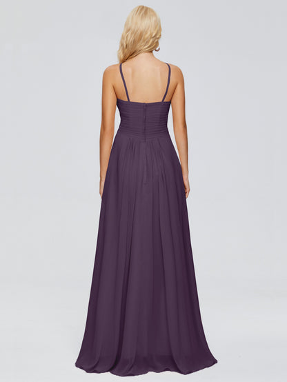 Isla Spaghetti Straps Chiffon Bridesmaid Dresses