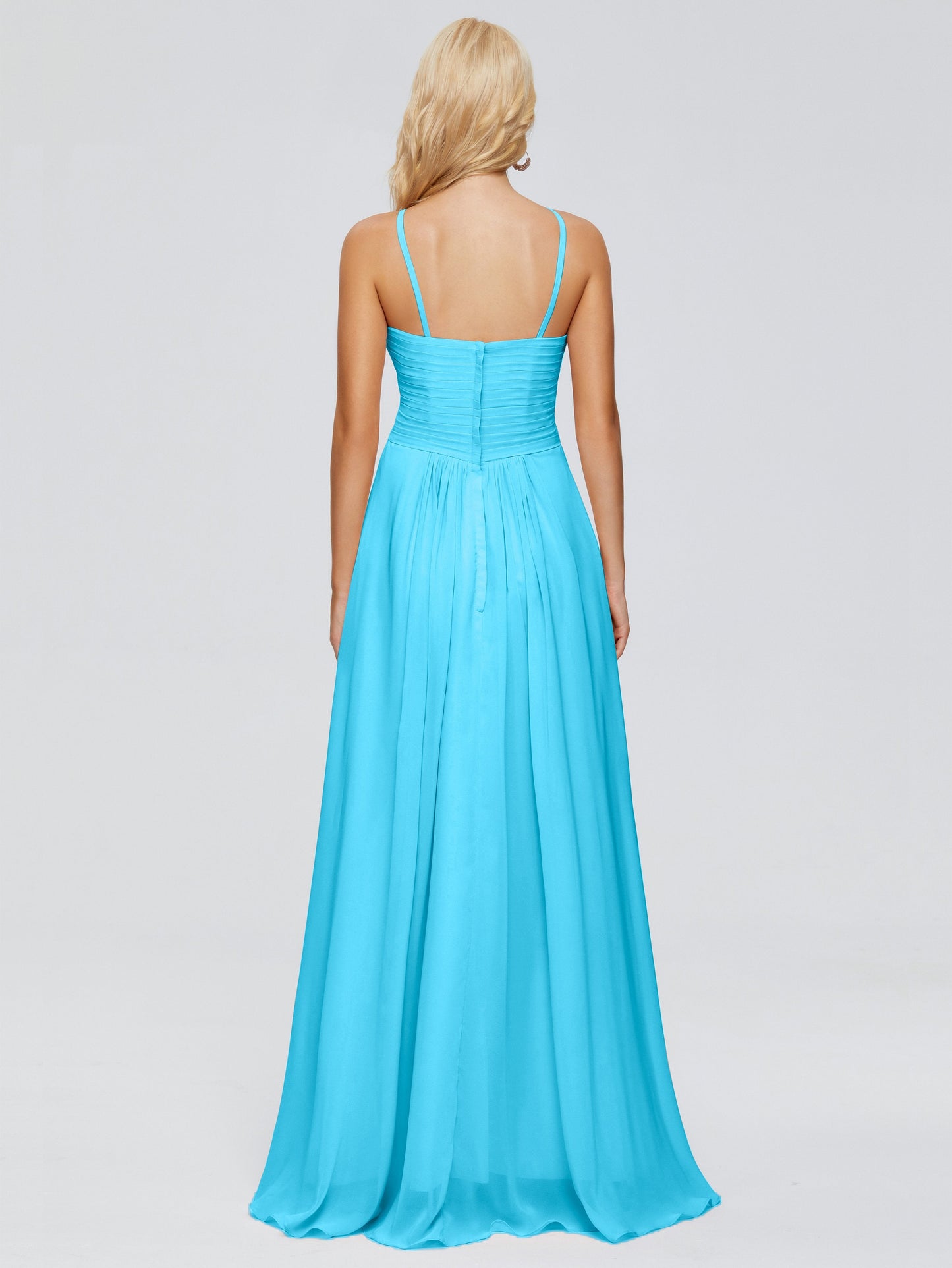 Isla Spaghetti Straps Chiffon Bridesmaid Dresses