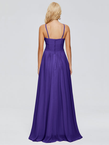 Isla Spaghetti Straps Chiffon Bridesmaid Dresses