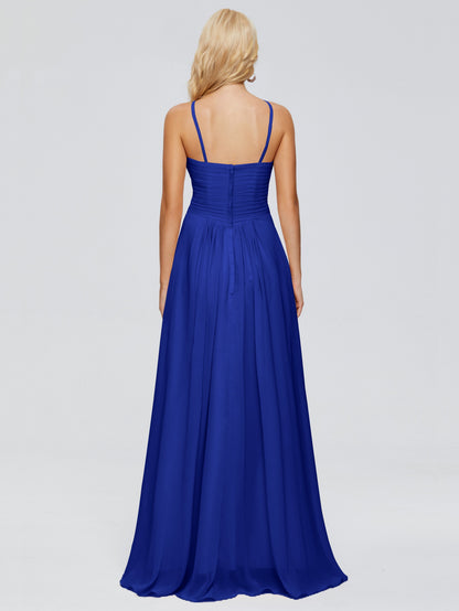 Isla Spaghetti Straps Chiffon Bridesmaid Dresses