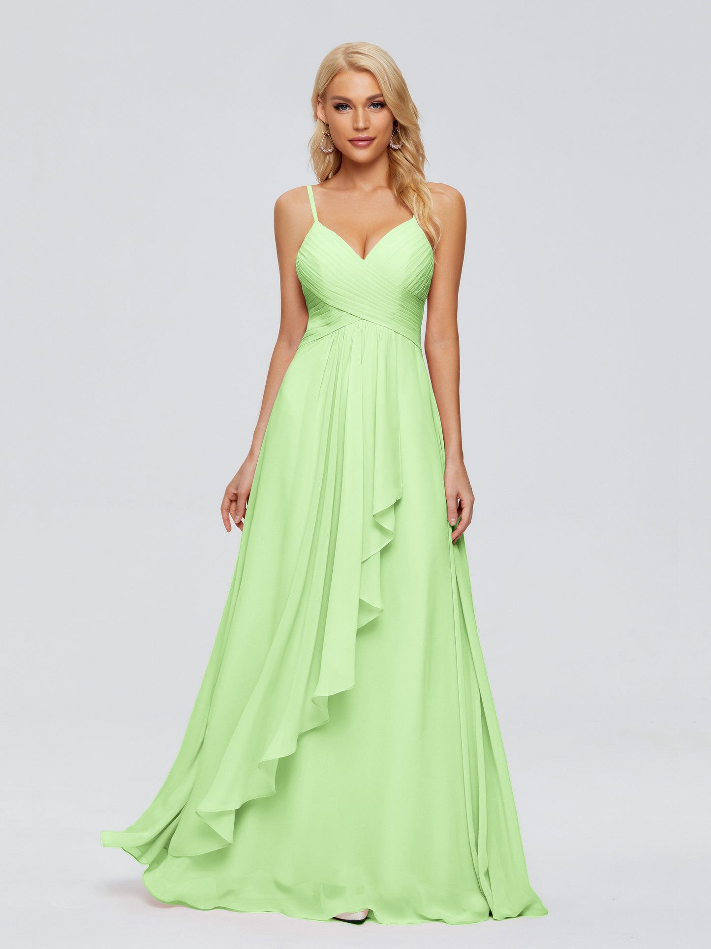 Isla Spaghetti Straps Chiffon Bridesmaid Dresses