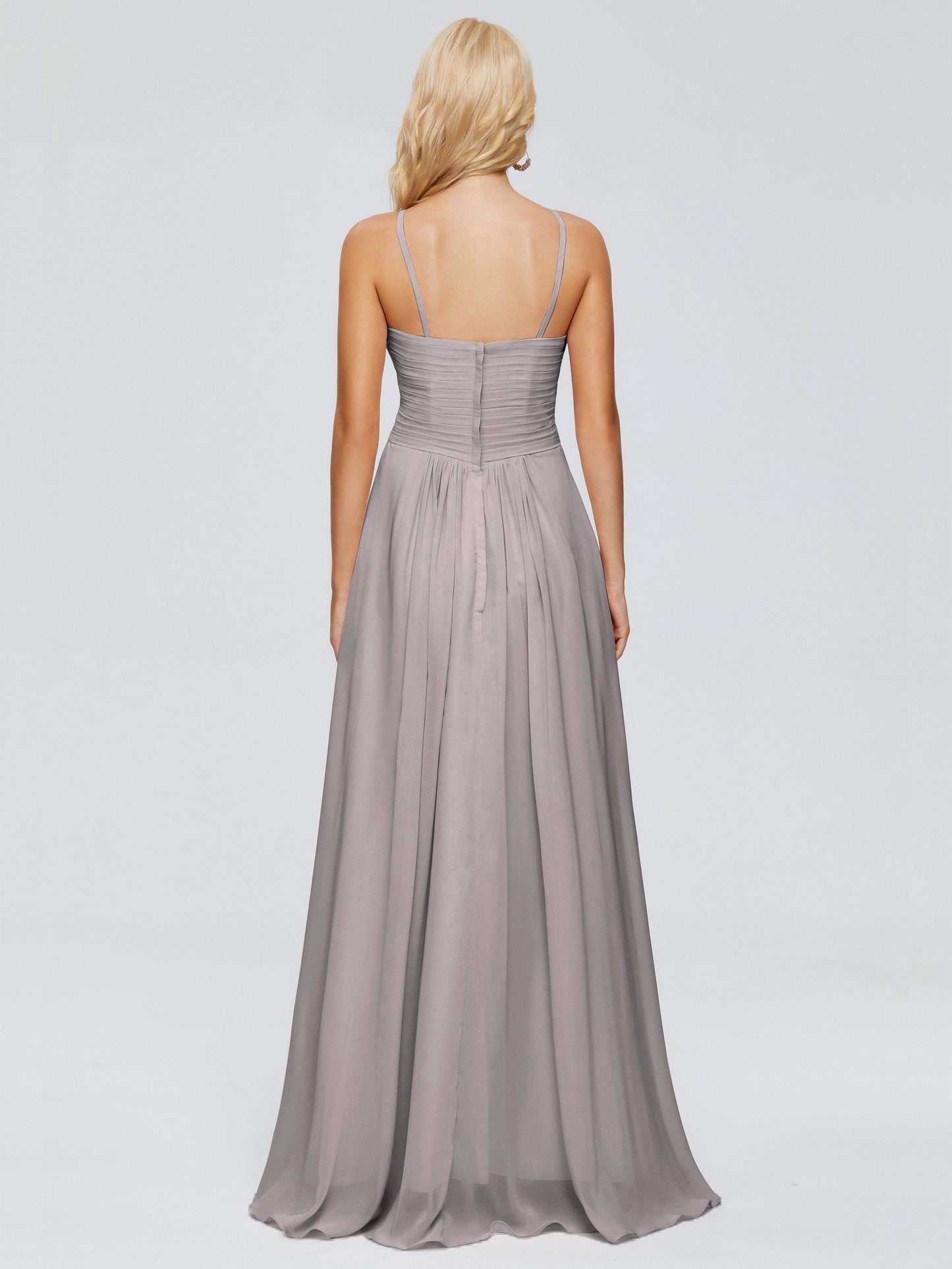 Isla Spaghetti Straps Chiffon Bridesmaid Dresses
