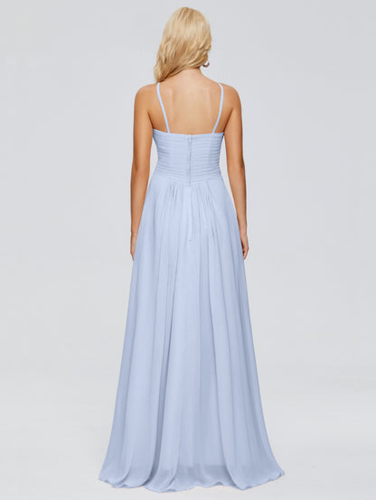Isla Spaghetti Straps Chiffon Bridesmaid Dresses