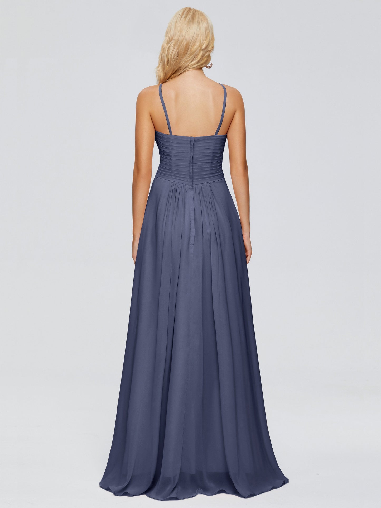 Isla Spaghetti Straps Chiffon Bridesmaid Dresses