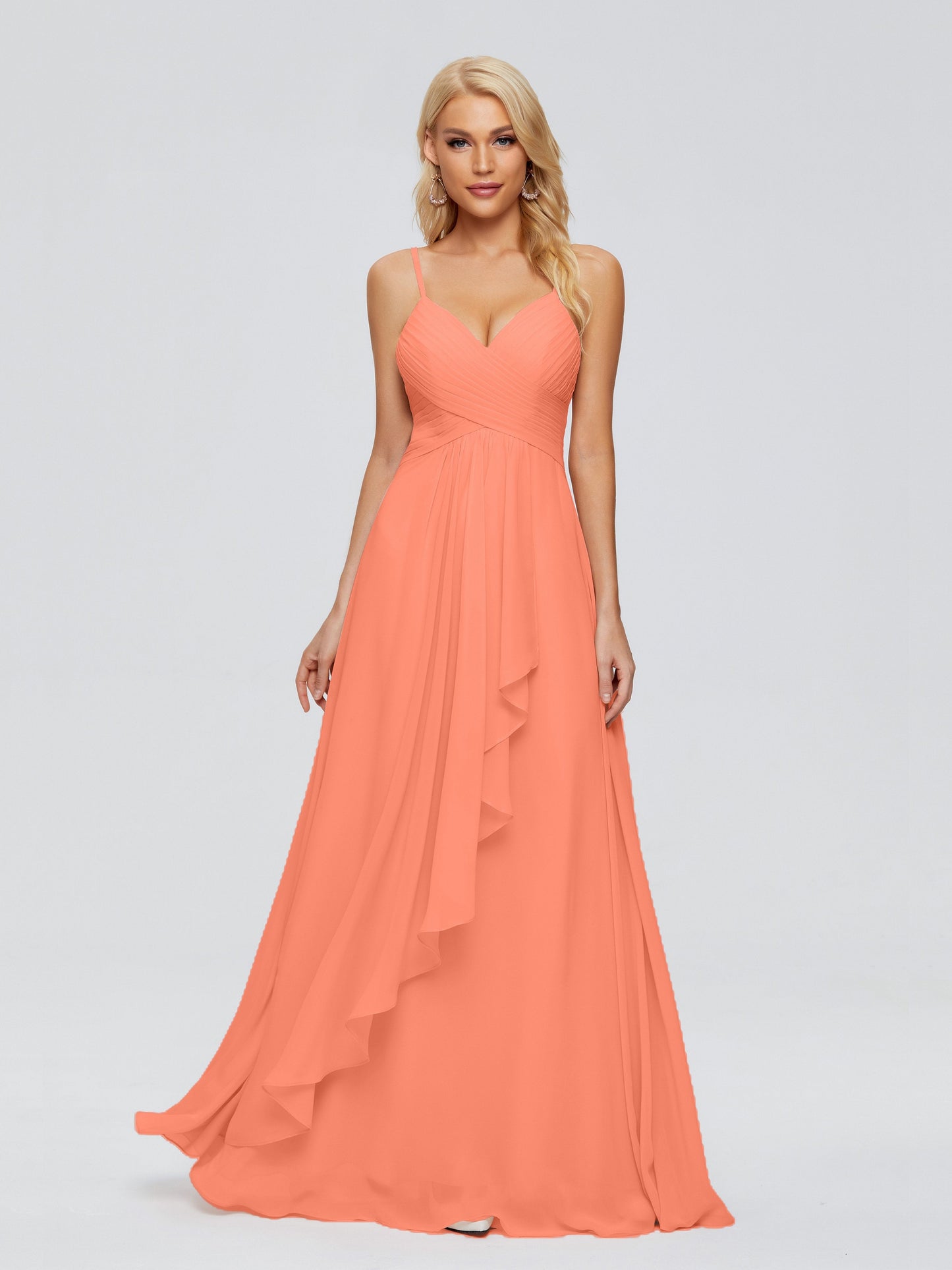 Isla Spaghetti Straps Chiffon Bridesmaid Dresses