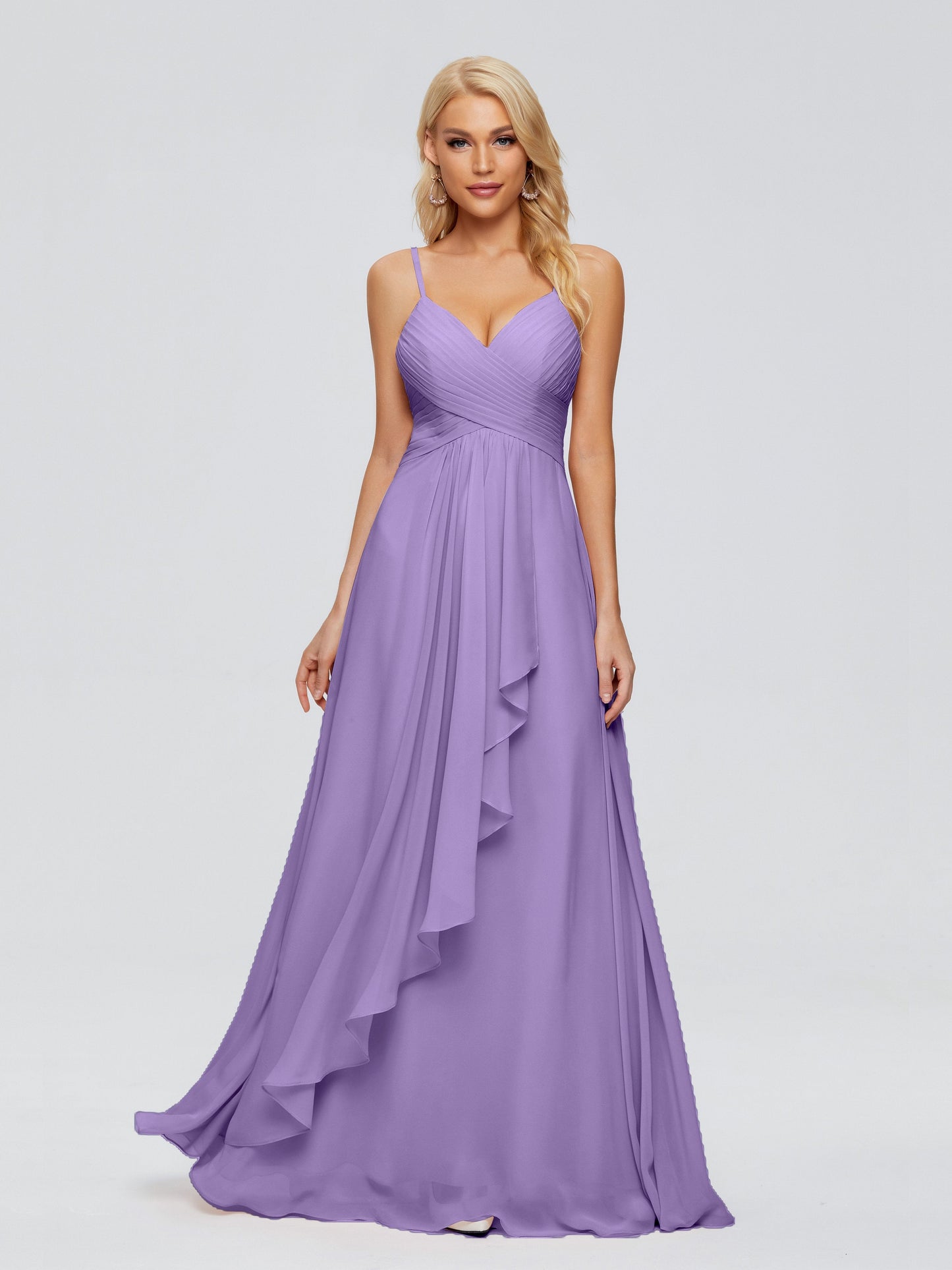 Isla Spaghetti Straps Chiffon Bridesmaid Dresses