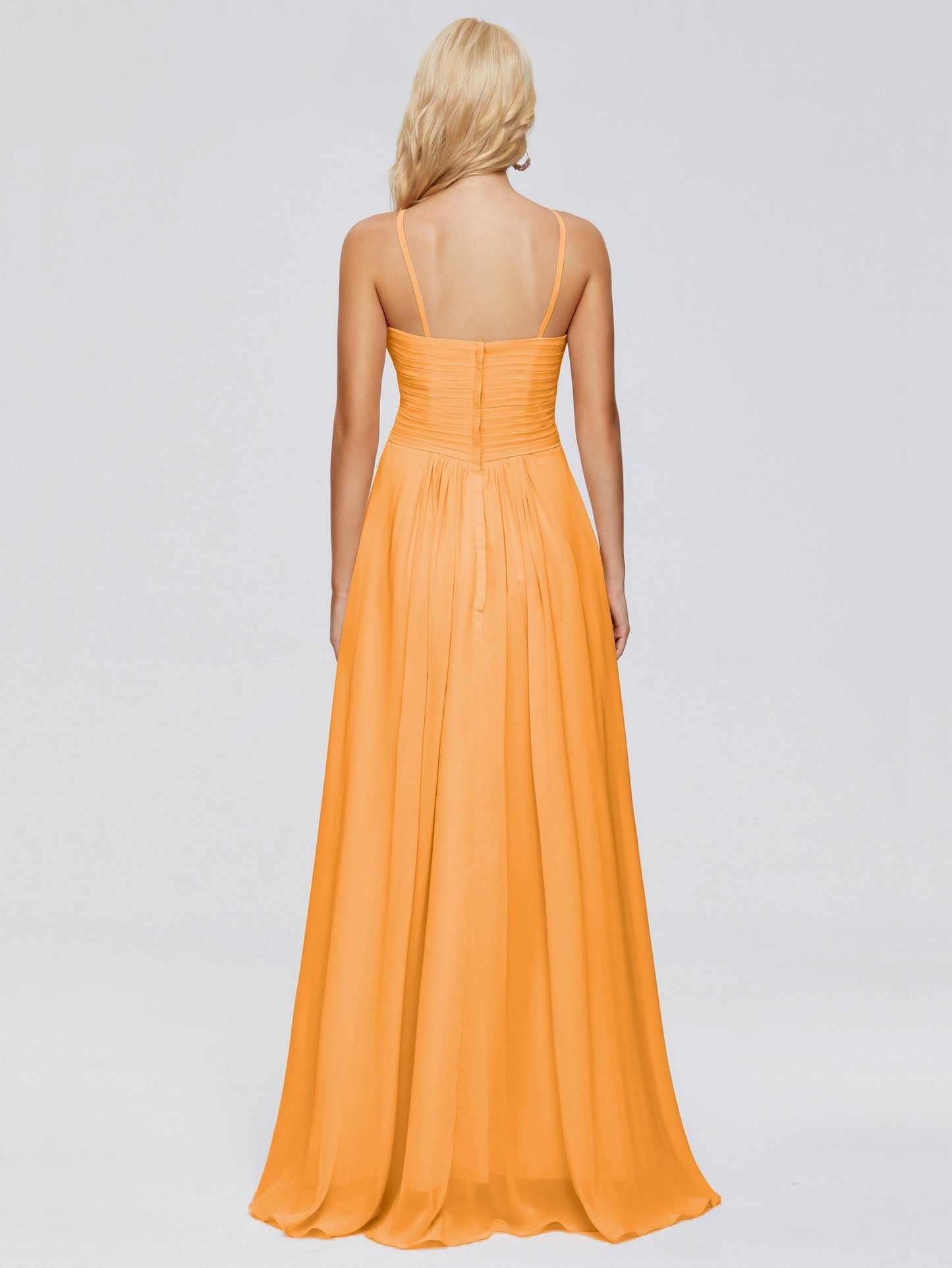 Isla Spaghetti Straps Chiffon Bridesmaid Dresses