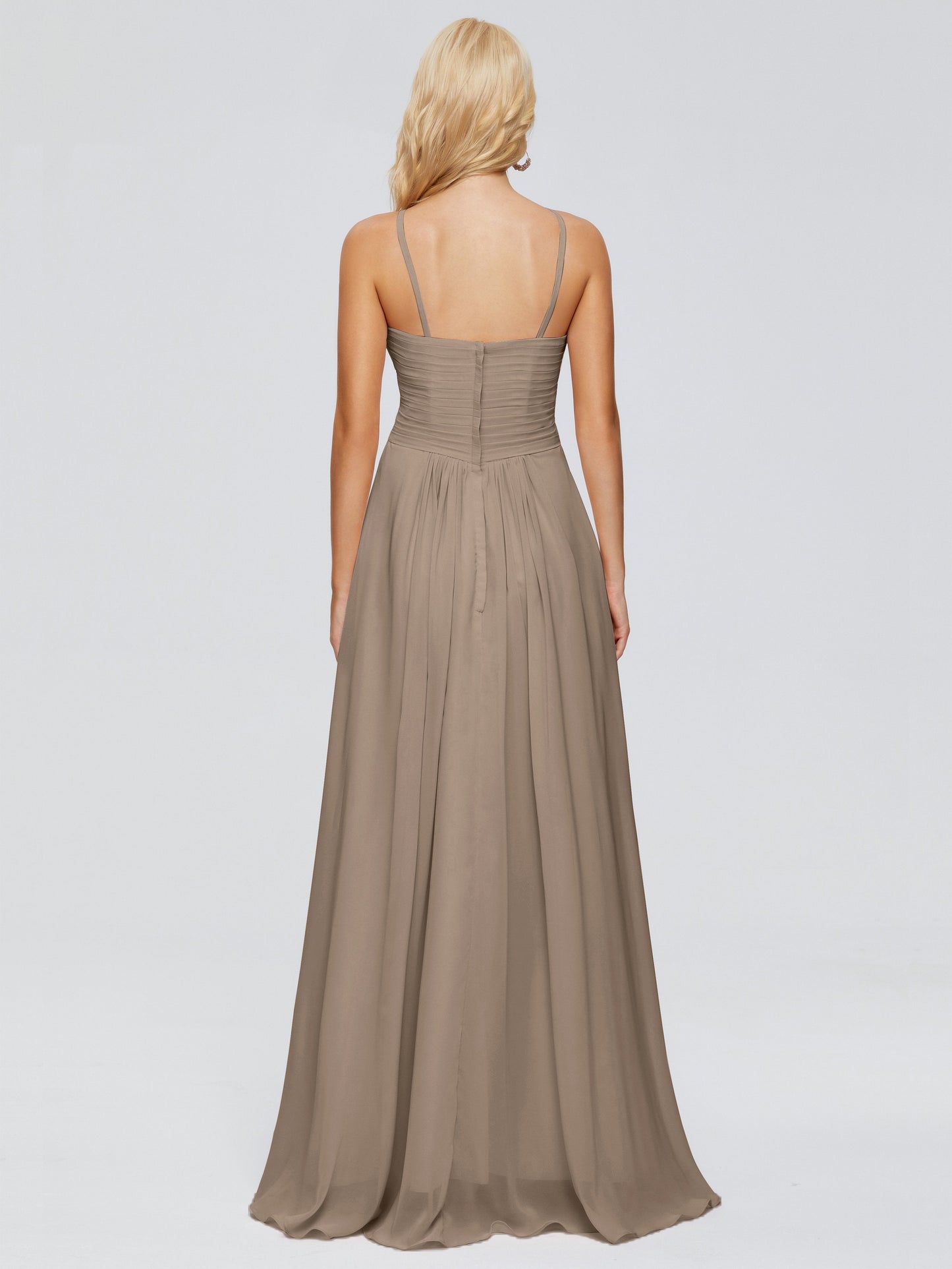 Isla Spaghetti Straps Chiffon Bridesmaid Dresses