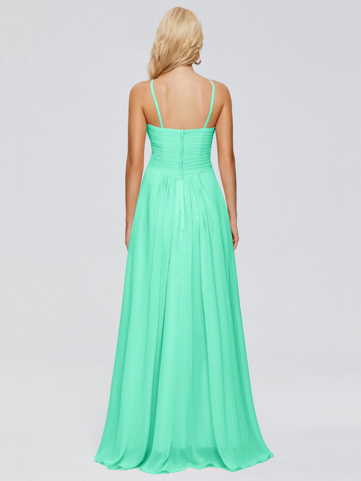 Isla Spaghetti Straps Chiffon Bridesmaid Dresses