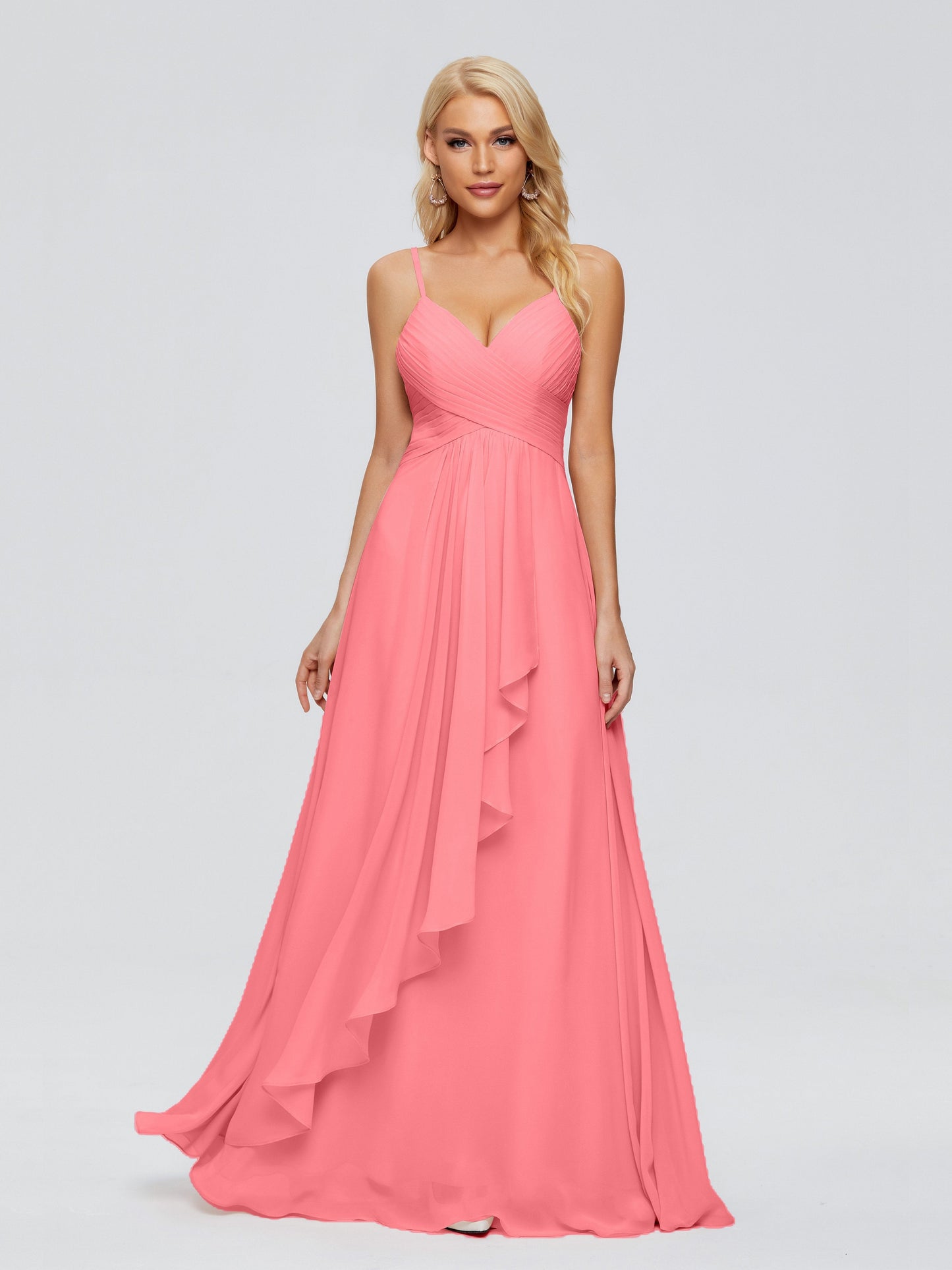 Isla Spaghetti Straps Chiffon Bridesmaid Dresses