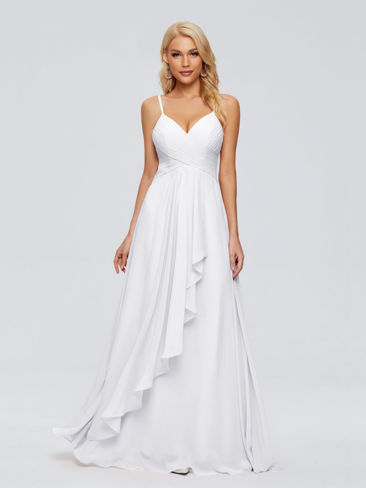 Isla Spaghetti Straps Chiffon Bridesmaid Dresses