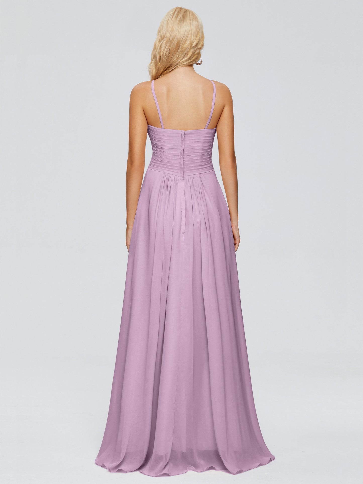 Isla Spaghetti Straps Chiffon Bridesmaid Dresses