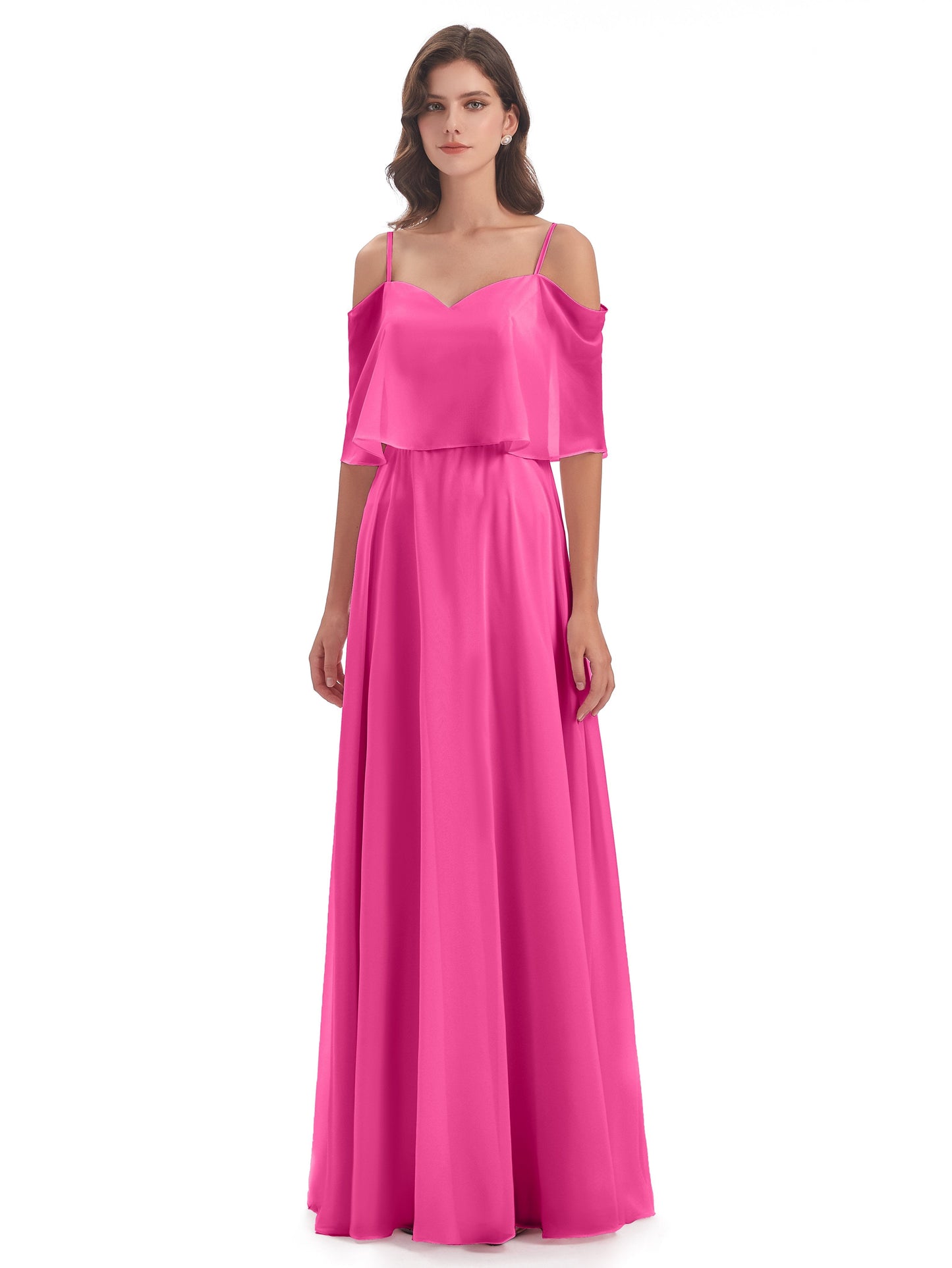 Abigail Sheath Spaghetti Straps Bridesmaid Dresses