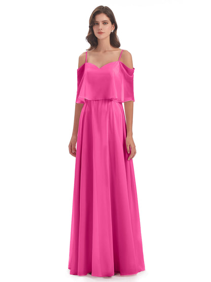 Abigail Sheath Spaghetti Straps Bridesmaid Dresses