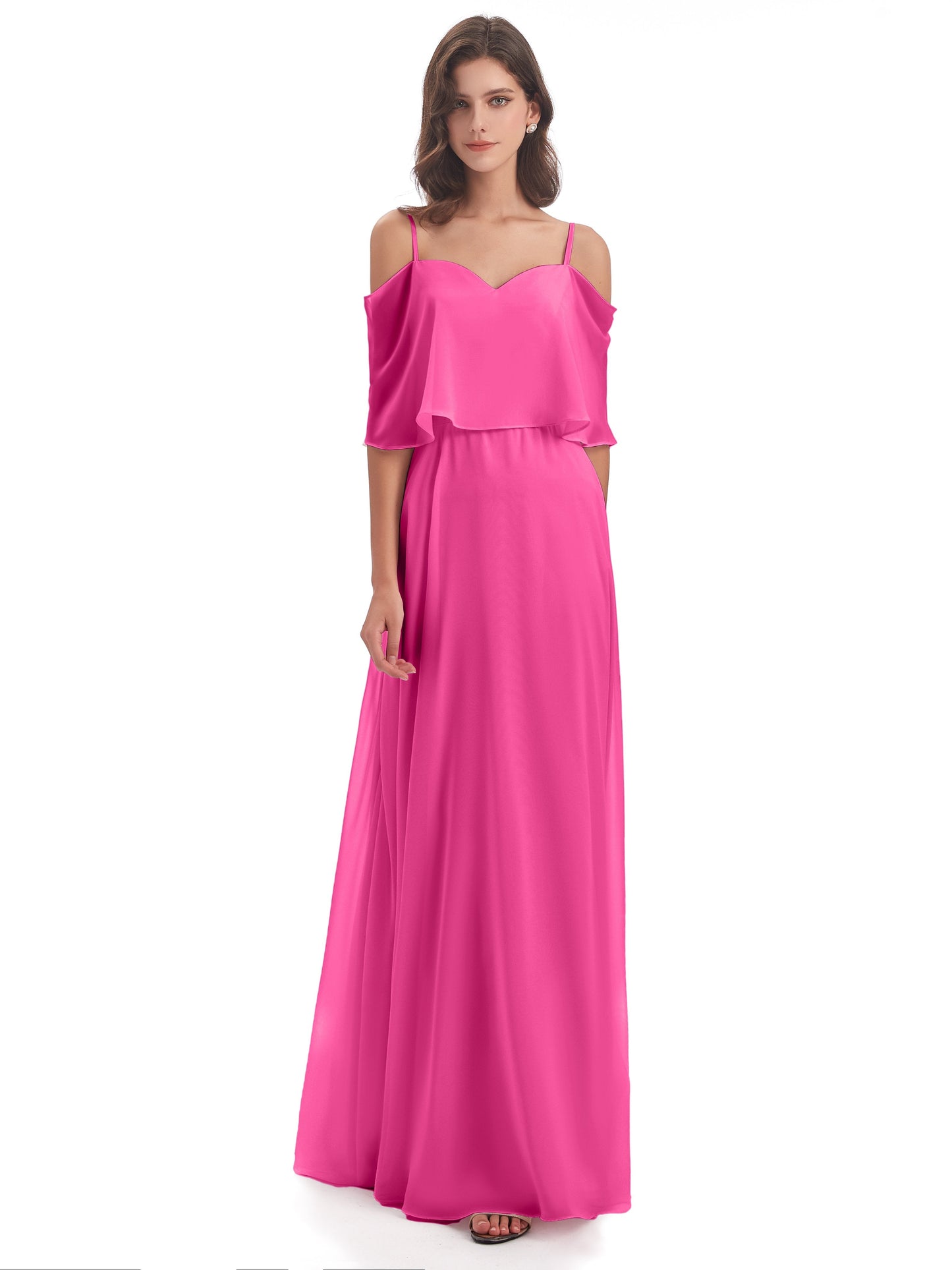 Abigail Sheath Spaghetti Straps Bridesmaid Dresses