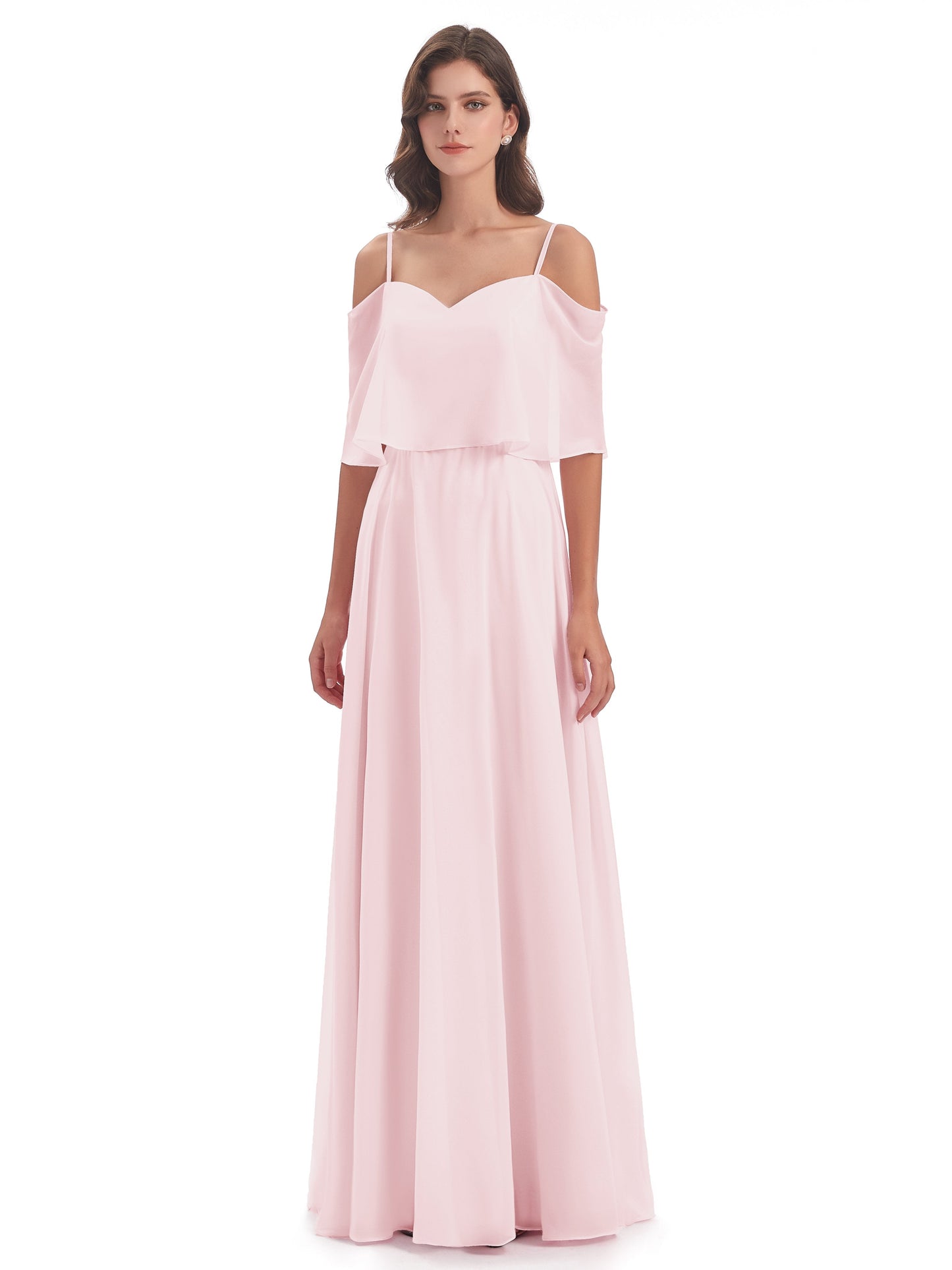 Abigail Sheath Spaghetti Straps Bridesmaid Dresses