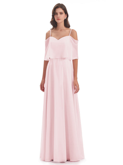 Abigail Sheath Spaghetti Straps Bridesmaid Dresses