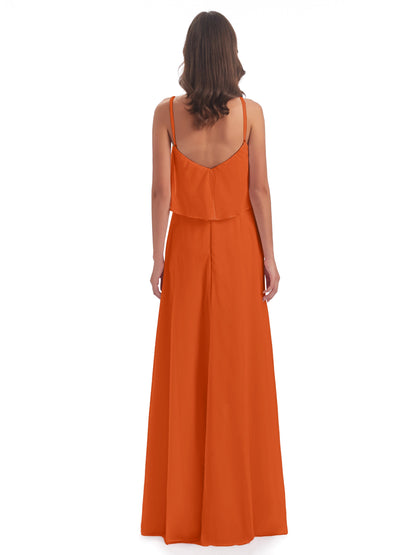 Abigail Sheath Spaghetti Straps Bridesmaid Dresses