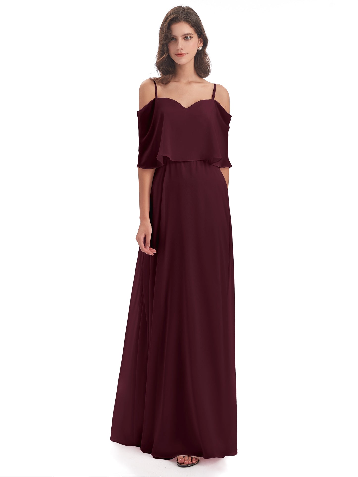 Abigail Sheath Spaghetti Straps Bridesmaid Dresses