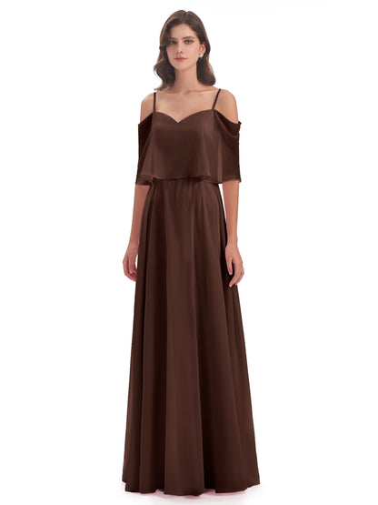 Abigail Sheath Spaghetti Straps Bridesmaid Dresses