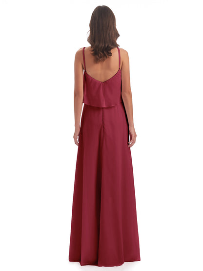 Abigail Sheath Spaghetti Straps Bridesmaid Dresses