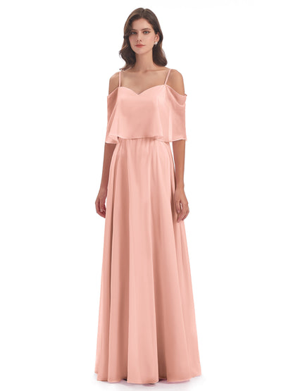 Abigail Sheath Spaghetti Straps Bridesmaid Dresses