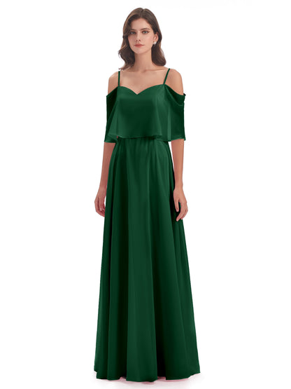 Abigail Sheath Spaghetti Straps Bridesmaid Dresses