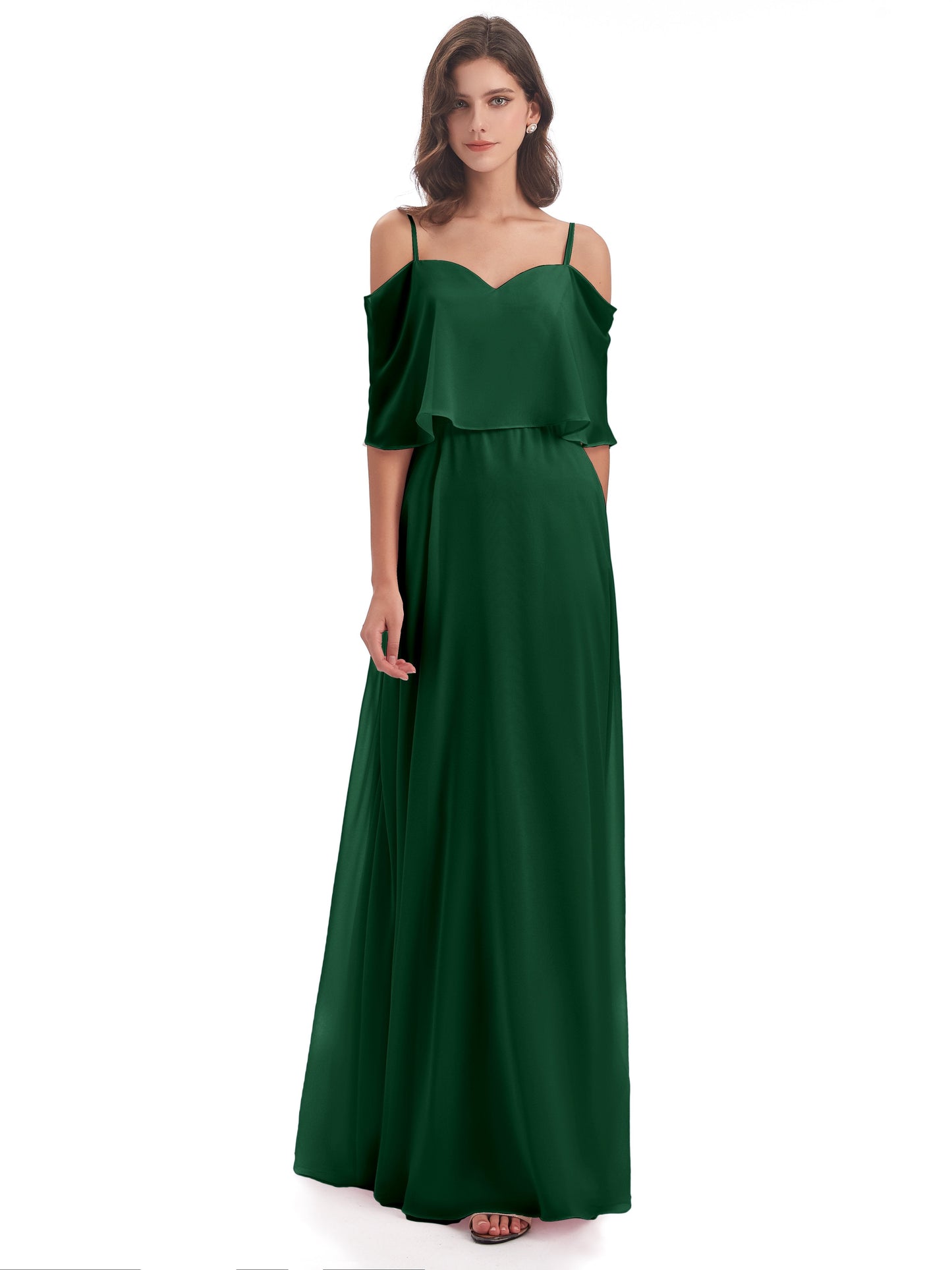 Abigail Sheath Spaghetti Straps Bridesmaid Dresses