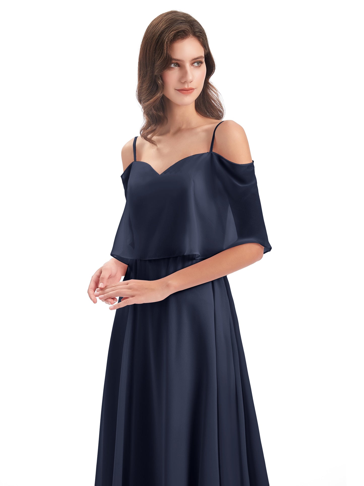 Abigail Sheath Spaghetti Straps Bridesmaid Dresses