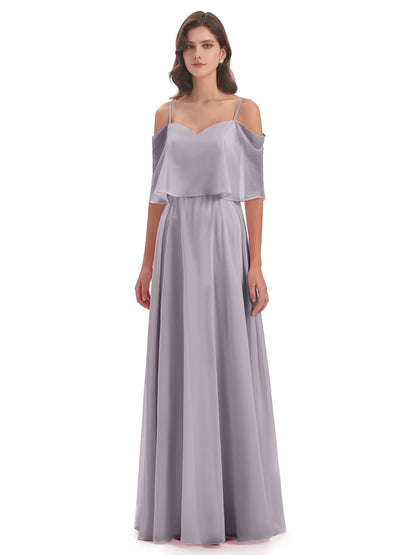 Abigail Sheath Spaghetti Straps Bridesmaid Dresses