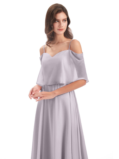 Abigail Sheath Spaghetti Straps Bridesmaid Dresses