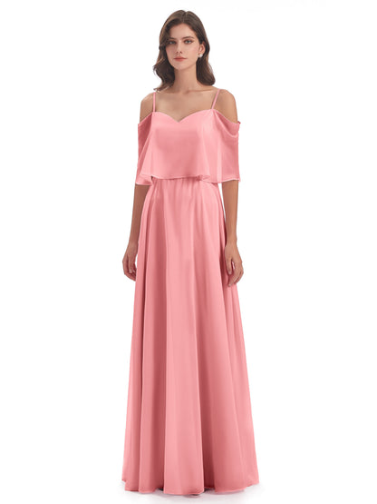 Abigail Sheath Spaghetti Straps Bridesmaid Dresses