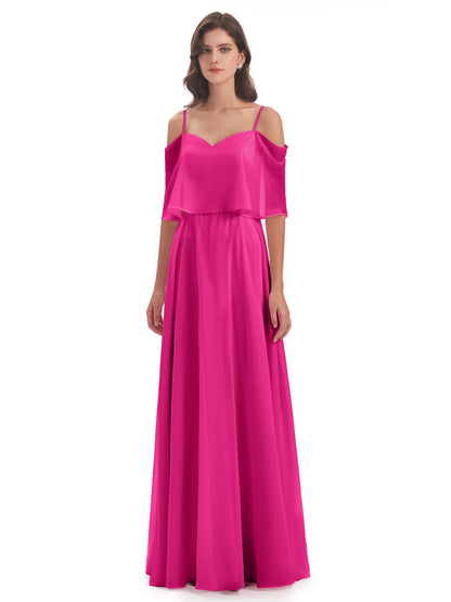 Abigail Sheath Spaghetti Straps Bridesmaid Dresses