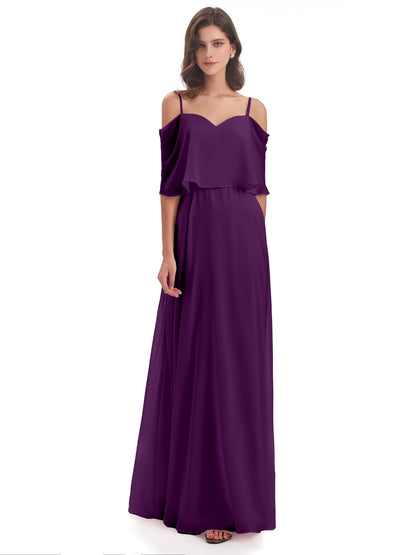 Abigail Sheath Spaghetti Straps Bridesmaid Dresses
