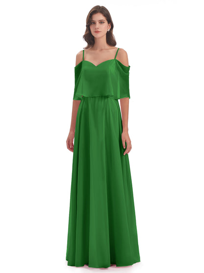 Abigail Sheath Spaghetti Straps Bridesmaid Dresses
