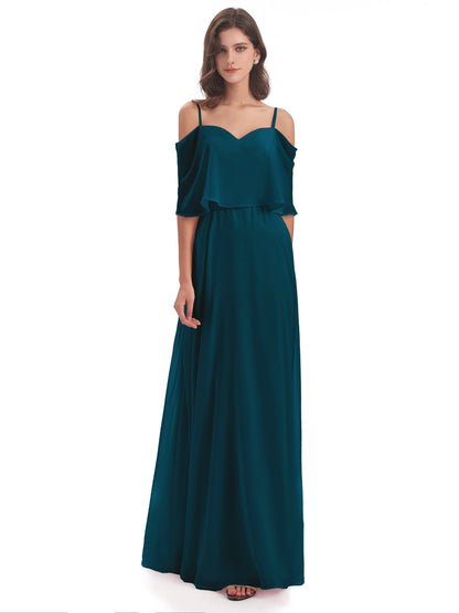 Abigail Sheath Spaghetti Straps Bridesmaid Dresses