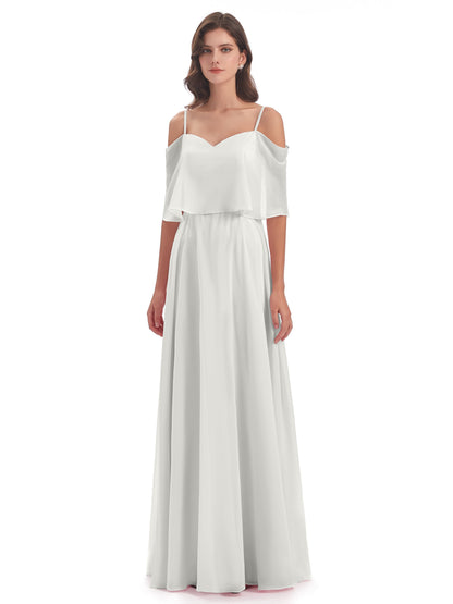 Abigail Sheath Spaghetti Straps Bridesmaid Dresses